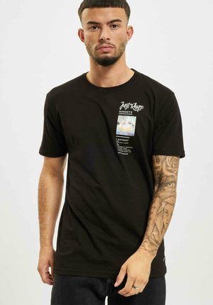 HERREN ZOAR  - T-shirt con stampa - black