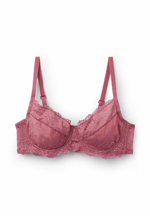 Tezenis, PARIS UNPADDED BALCONETTE - Trojúhelníková podprsenka - pink