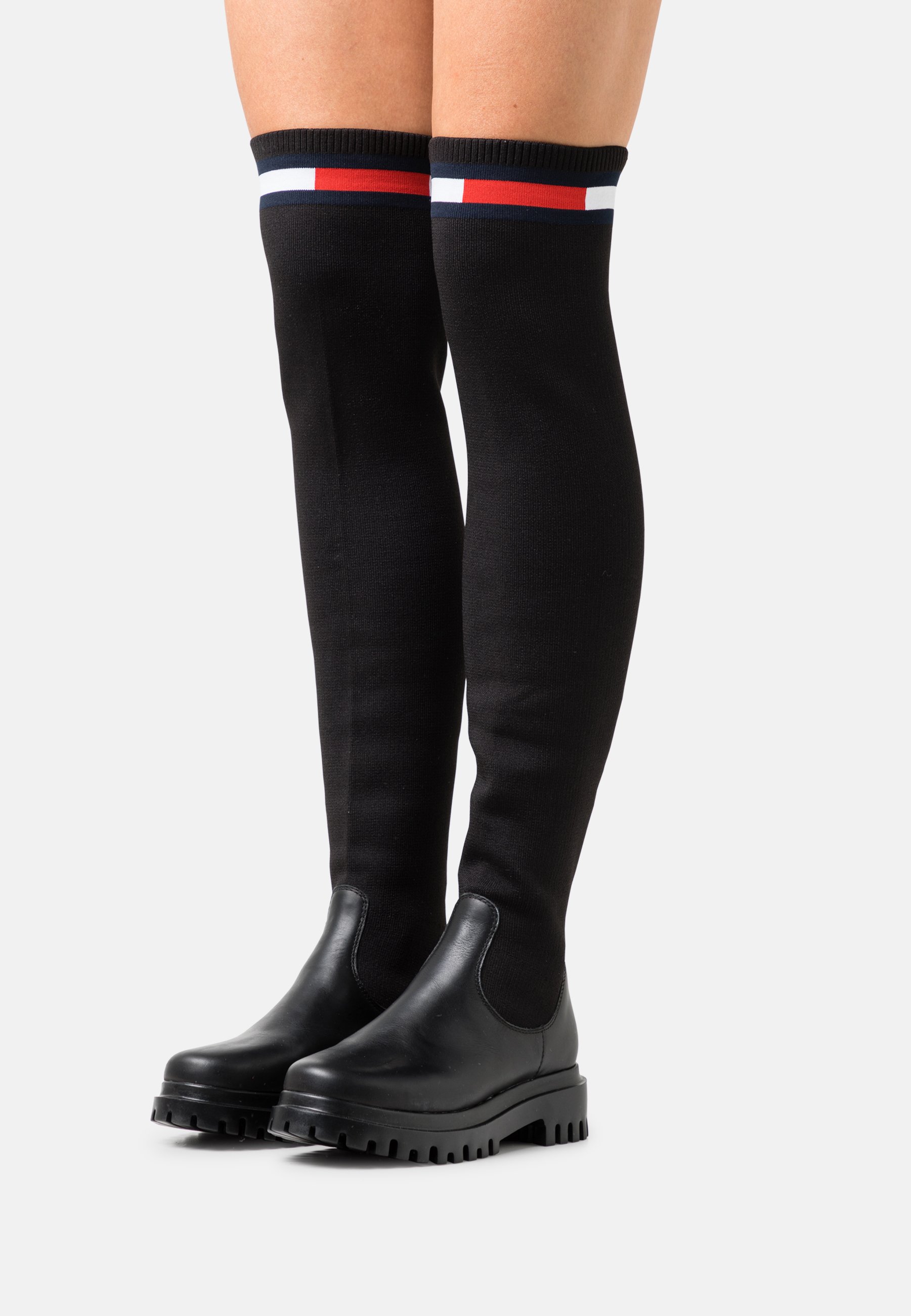 over the knee boots tommy hilfiger