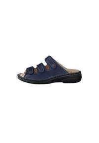 Finn Comfort PANTOLETTEN - Pantolette flach - blau