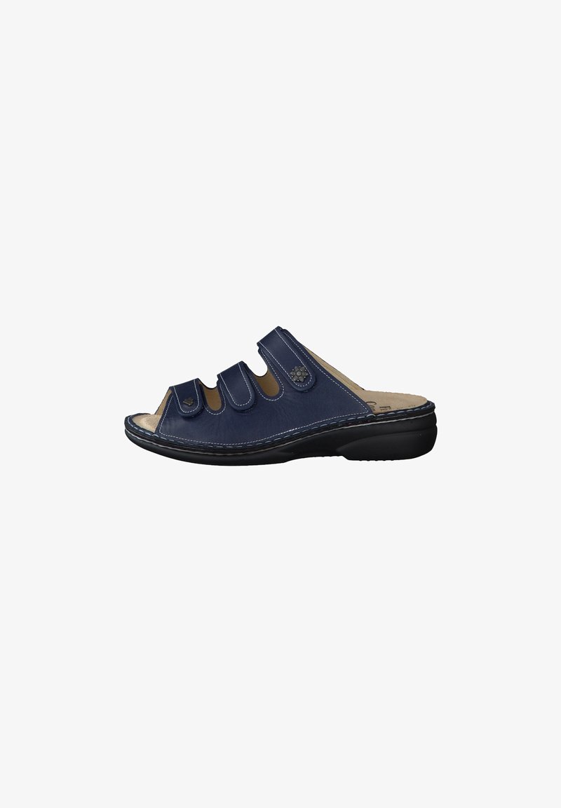 Finn Comfort PANTOLETTEN - Pantolette flach - blau