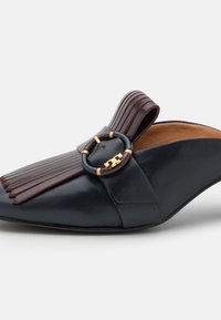Tory Burch Slip-ins med hög sula - dark blue