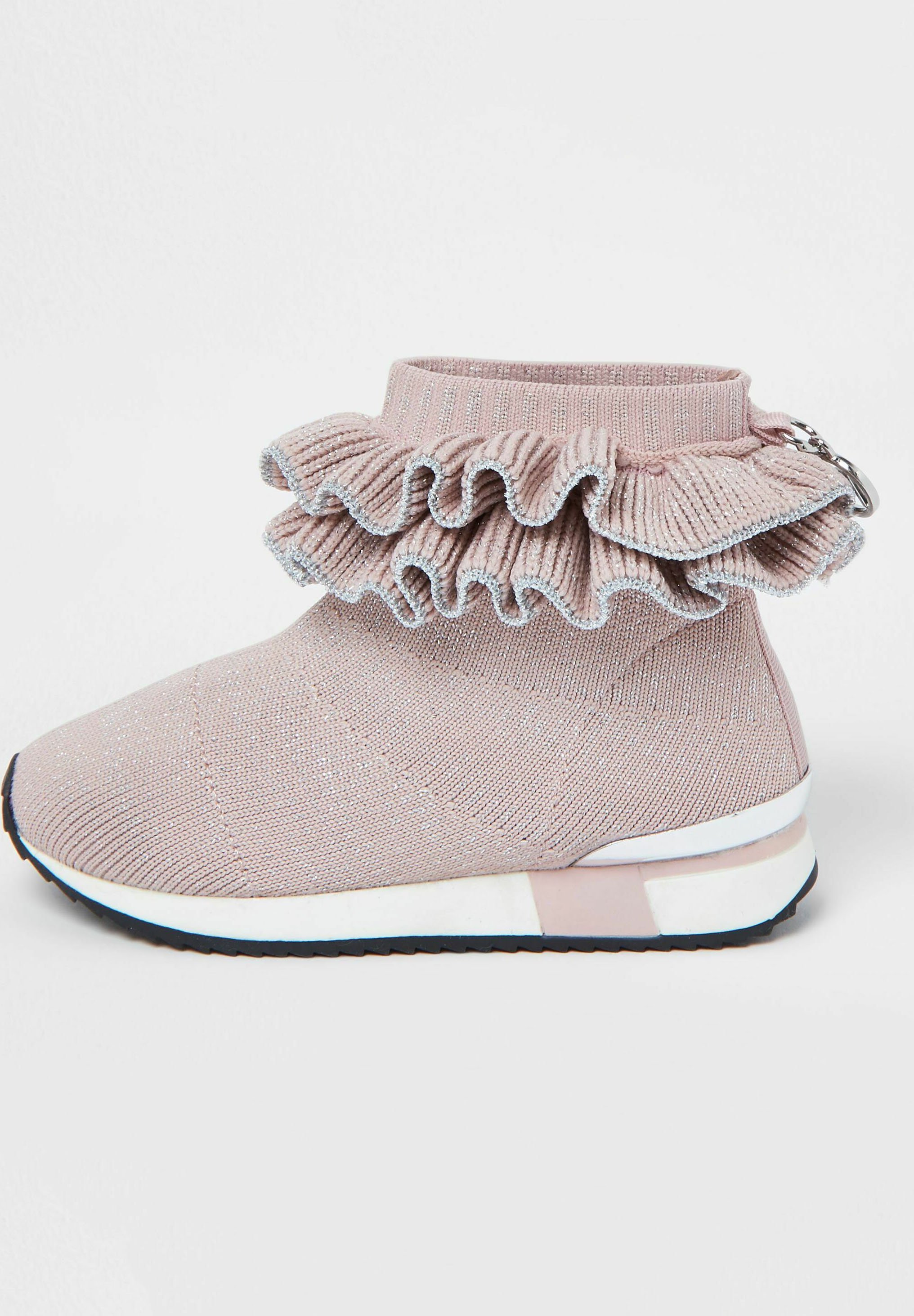 River Island Sneakers hoog - pink/donkerroze - Zalando.nl