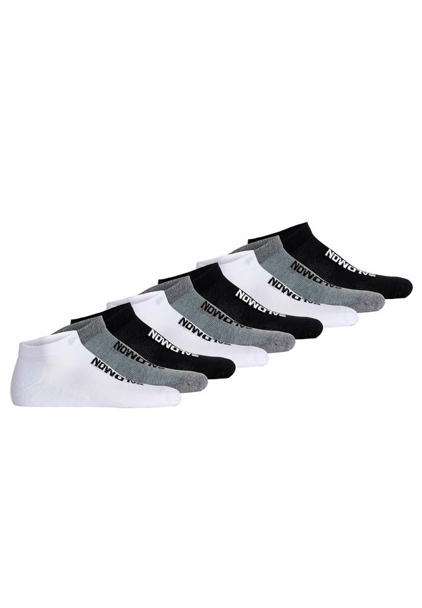 9 PACK - Socken - schwarz weiß grau