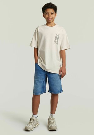 G-STAR, BOYS OVERSIZED T-SHIRT - T-shirt imprimé - butter
