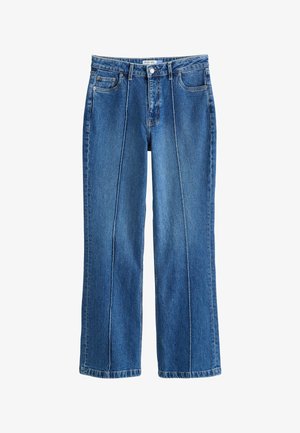 Next, SEAM FRONT - Wide Leg - mid blue