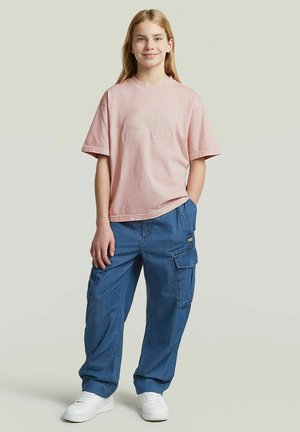G-STAR, GIRLS OVERSIZED T-SHIRT - T-shirt print - burnished lilac