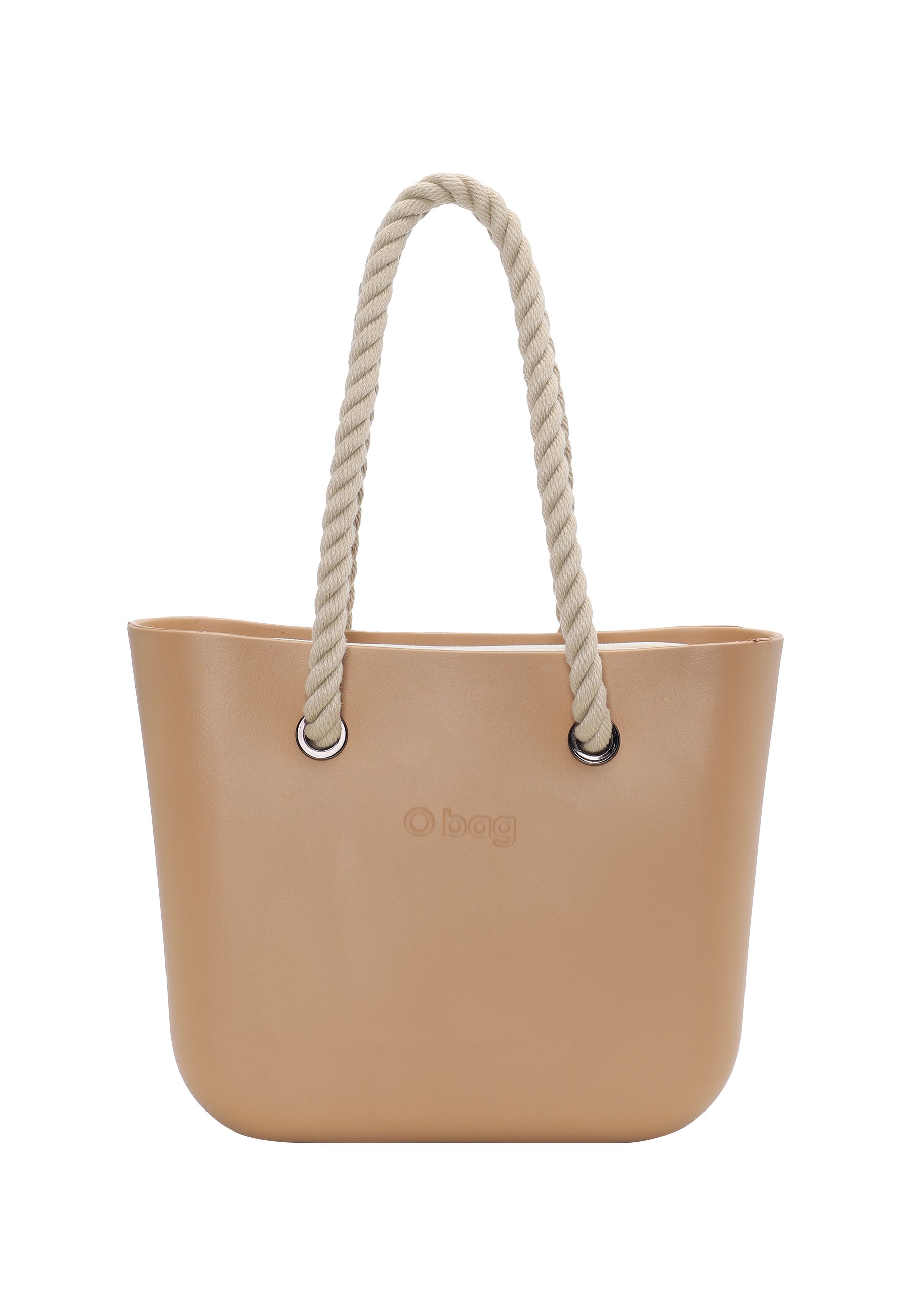 O Bag Bolso de mano light brown plain/marrón claro