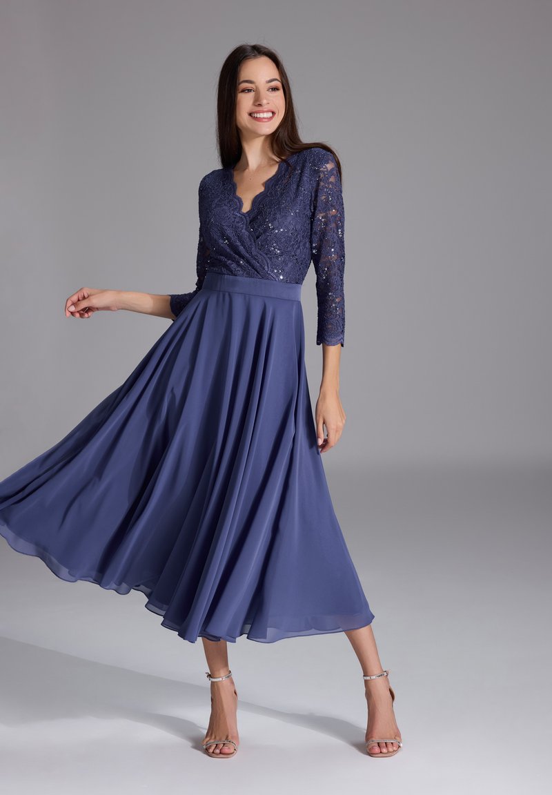 Swing SWING - Cocktail dress / Party dress - navy/dark blue - Zalando Swing SWING - Cocktail dress / Party dress - navy/dark blue - Zalando