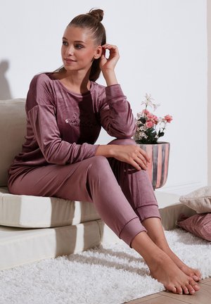 REGULAR FIT SET - Yöasusetti - powder pink