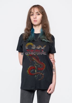 Paradiso Clothing OZZY OSBOURNE VINTAGE SNAKE - Print T-shirt - black