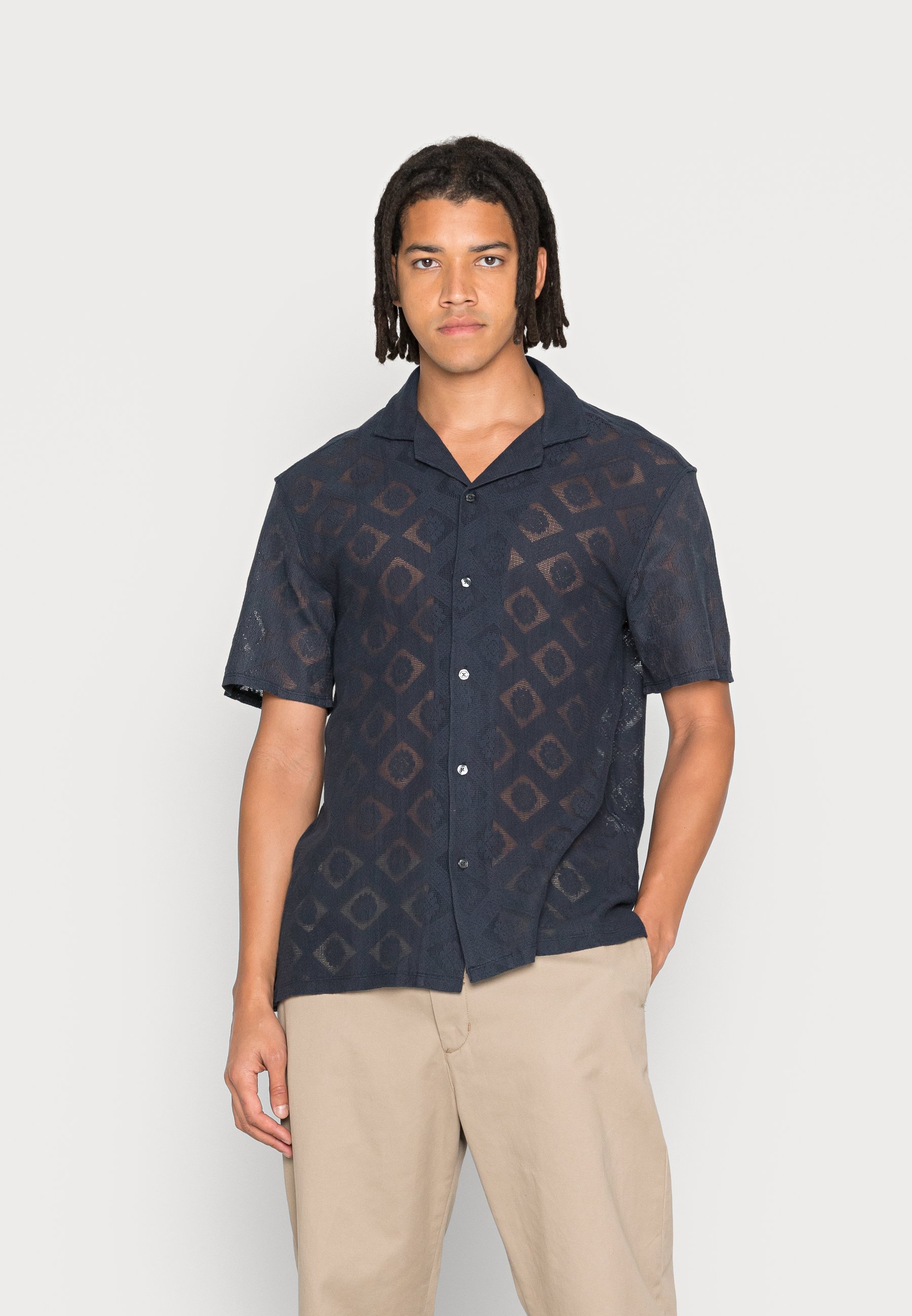 Abercrombie \u0026 Fitch Shirt - navy/blue 