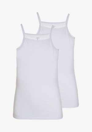 NKFSTRAP TOP 2 PACK - Camiseta interior - bright white
