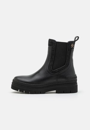 Timberland GREYFIELD CHELSEA - Platform ankle boots - black full grain ...