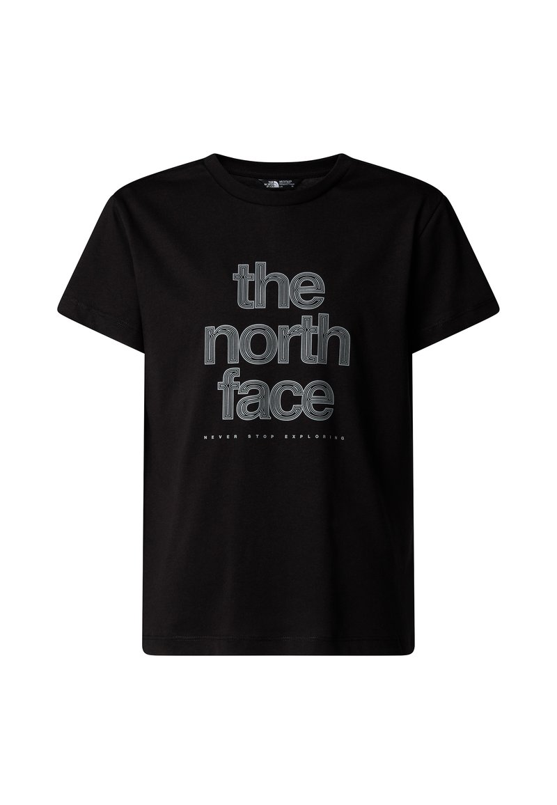 The North Face T-shirt print zwart
