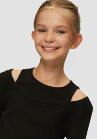 s.Oliver LONG SLEEVE - Longsleeve - schwarz