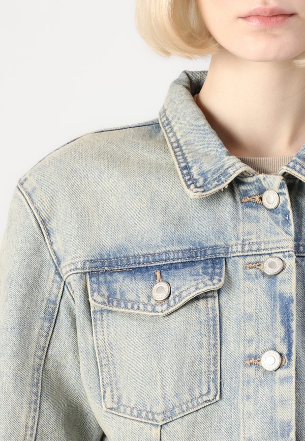 ONLPIPER CROPPED TAI - Denim jacket3