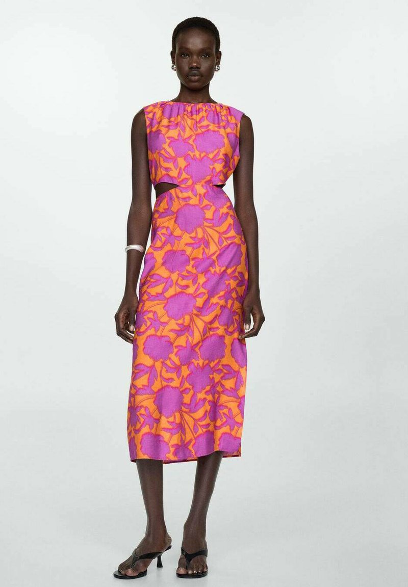 open lace back dress 60s Purple Orange White Maxi Dress, Tori Richard – The Hip Zipper Nashville