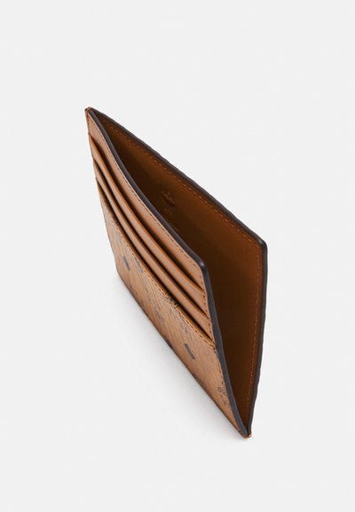 MCM VISETOS ORIGINAL CARD CASE MINI - Portofel - cognac