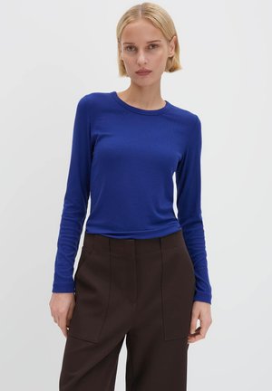 SLIM FIT TEXTURE - Longsleeve - electric blue