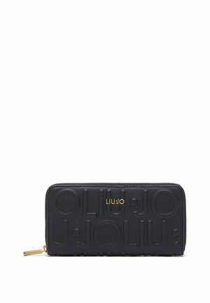 LIU JO, LIU JO GROSSE GELDBÖRSE MIT LOGO - Portafoglio - black