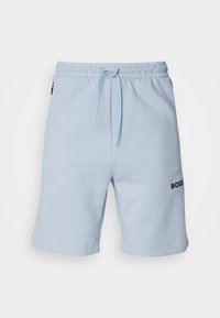 BOSS HEADLO - Spodnji deli trenirk - light blue