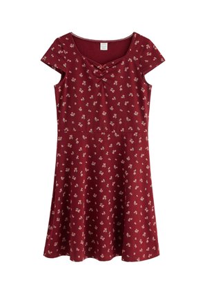 Jerseykjole - dark red