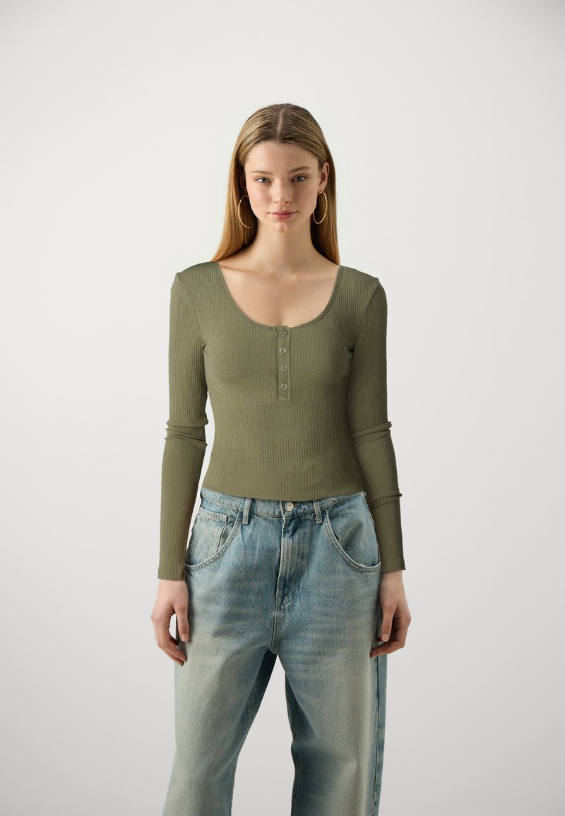 pieces Shirt met lange mouwen PCKITTE LS TOP NOOS BC