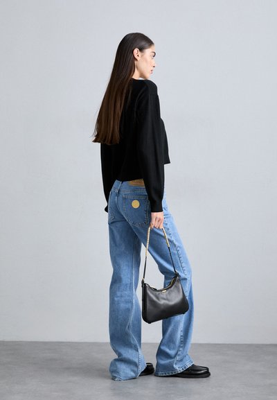 MOSCHINO MINI LETTERING - Sac à main - fantasia nero