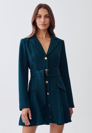 TUSSAH RAVEN - Shirt dress - emerald