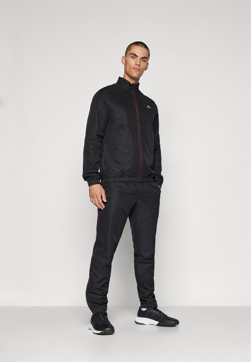 Lacoste Sport TRACKSUITS SET - Tuta - black/expresso