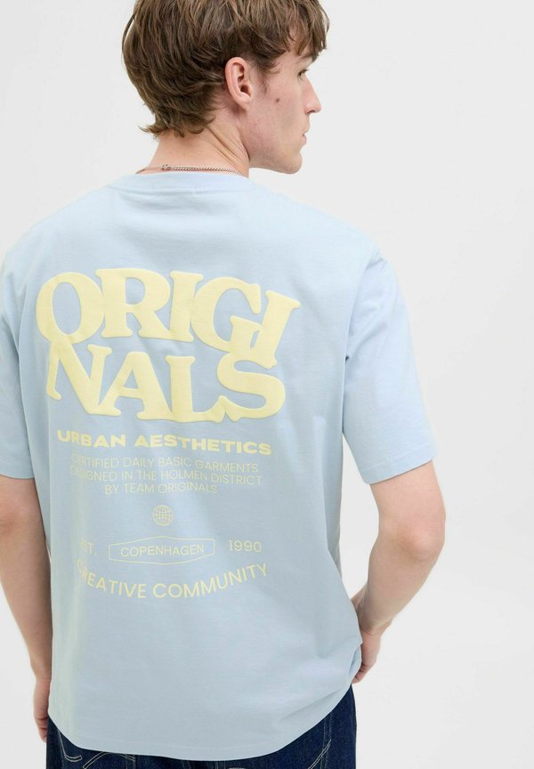 GEDRUCKT RUNDHALSAUSSCHNITT  - T-Shirt print - skyway