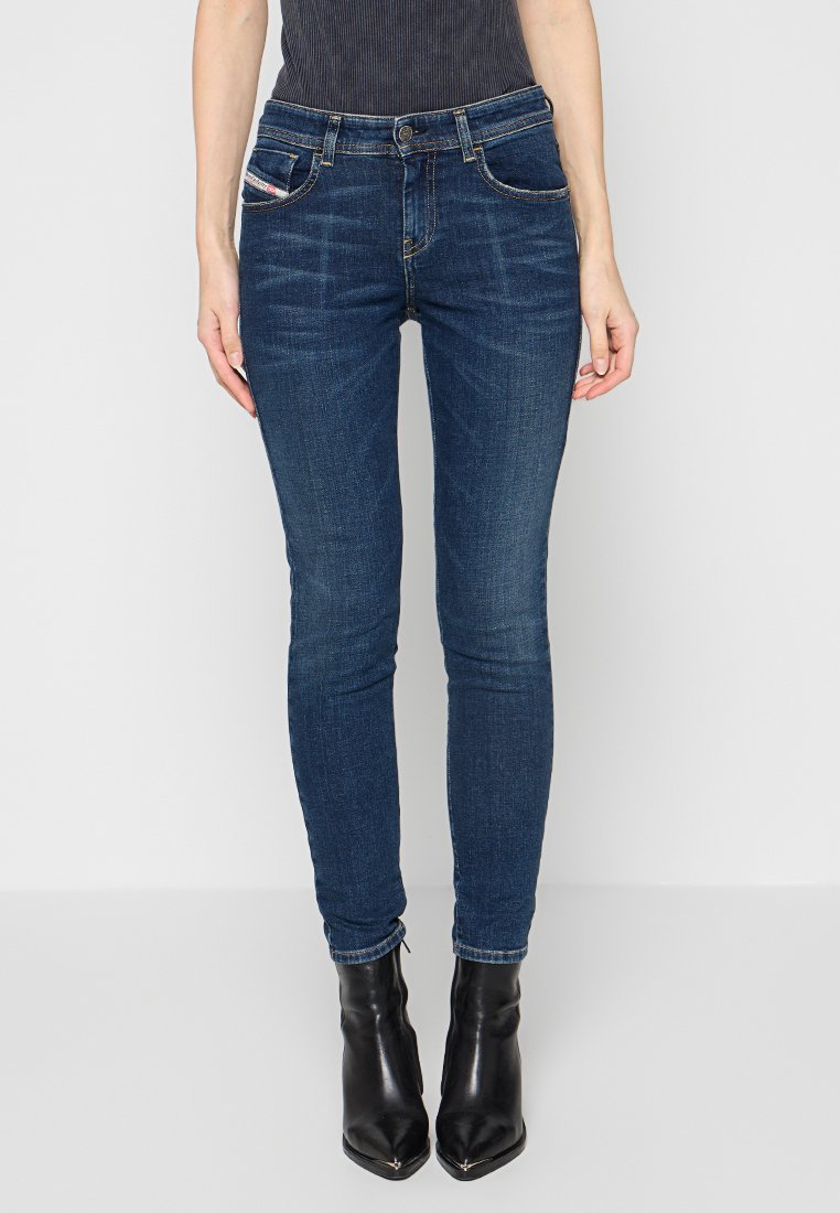 Diesel Jeans Skinny Fit blauw denim/bluedenim