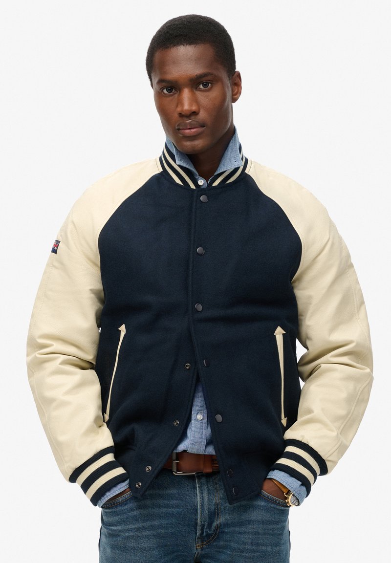 Superdry & Co COLLEGE  - Bomberjakke - eclipse navy