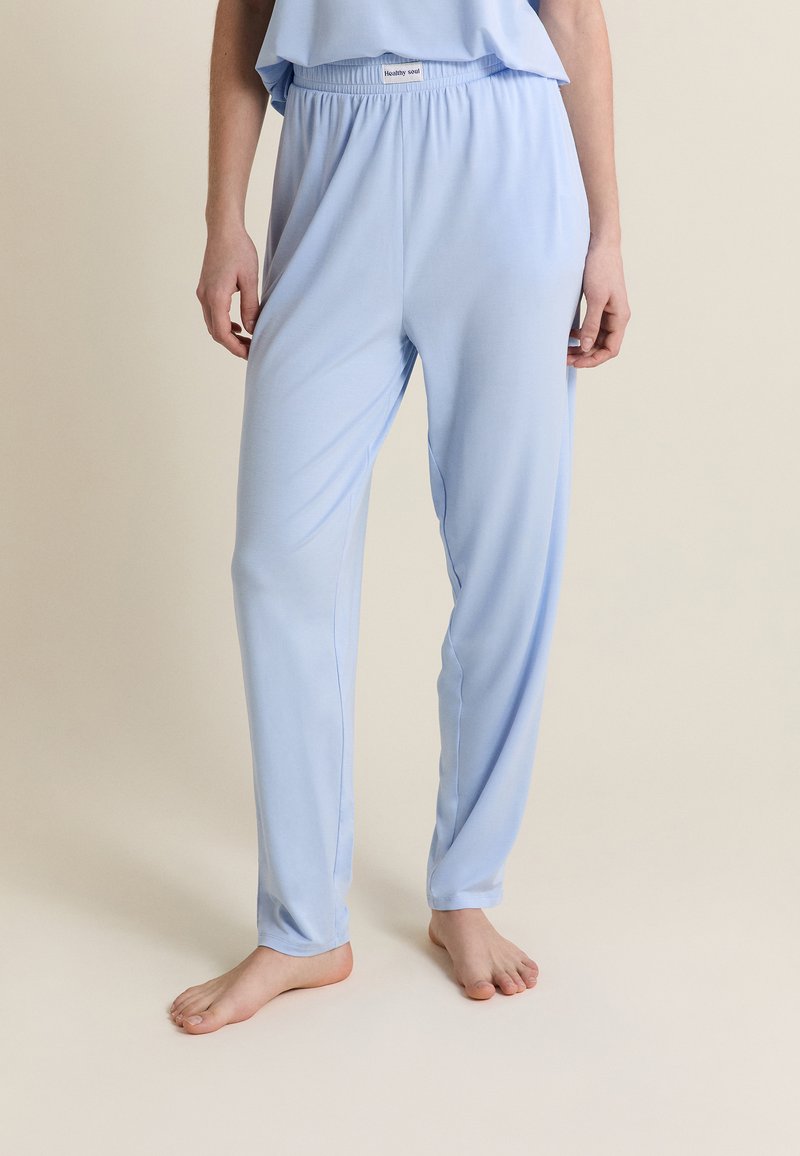 Azurlight Etam AMALIA - Pyjama bottoms - bleu azur/light blue - Zalando