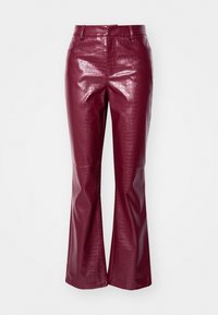 Unselected, burgundy
