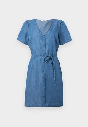 ONLY, ONLEVIDA BEA SHORT DRESS - Teksakleit - medium blue denim