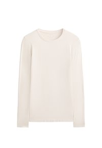 SEAMLESS BASE LAYER - Top s dlouhým rukávem - stone
