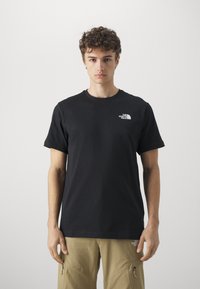 The North Face M SS BOX NSE TEE - Tricou cu imprimeu - black/navy