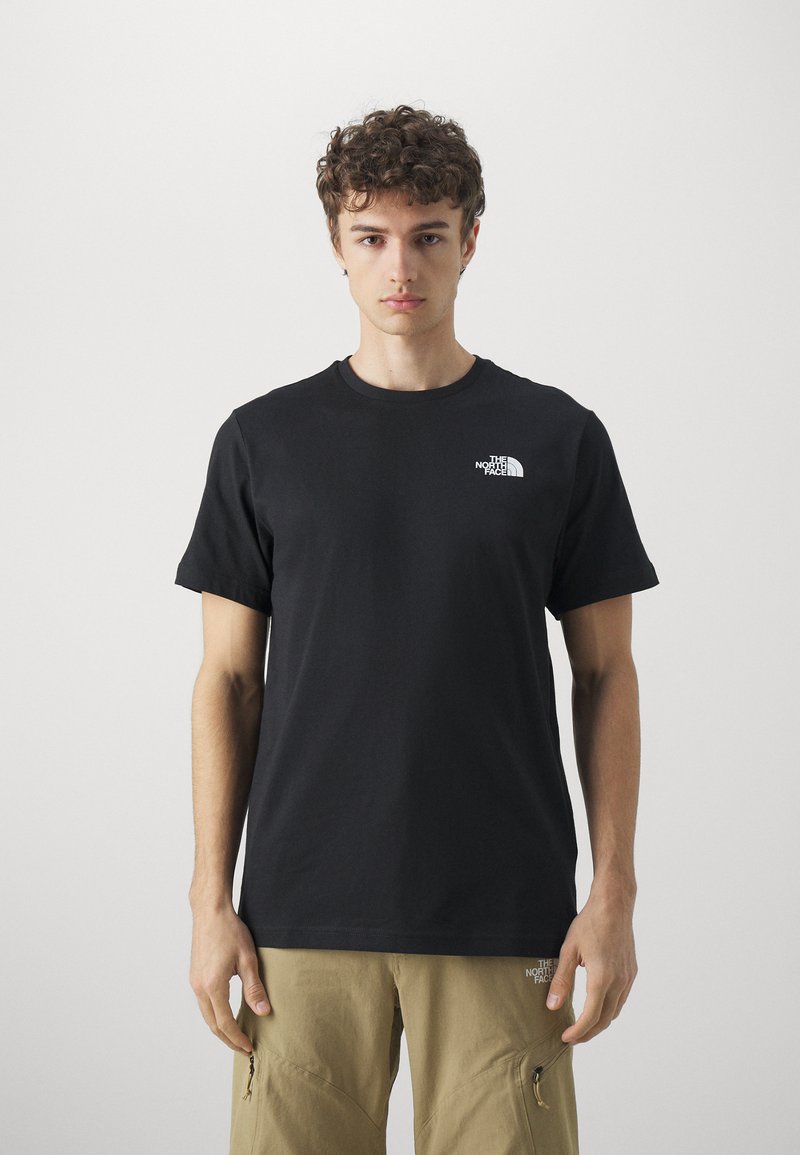 The North Face M SS BOX NSE TEE - Tricou cu imprimeu - black/navy