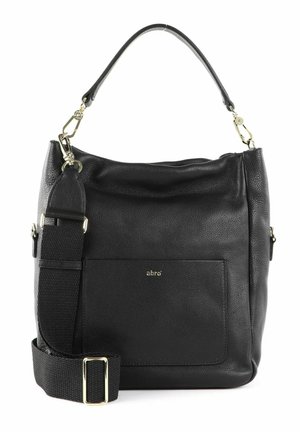 Abro DALIA HOBO RAQUEL SMALL - Handtasche - black/gold