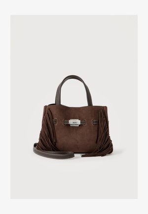 DKNY, BRYAR SATCHEL - Дамска чанта - brown