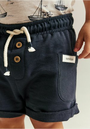 Newbie, SLUB TRICOT SHORTS UNISEX - Shorts - dark blue