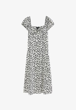 New Look, FLORAL PRINT MILKMAID MIDI DRESS - Vestido informal - off white
