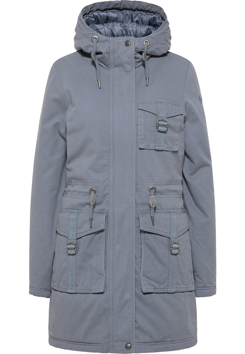 dreimaster Parka blauwgrijs