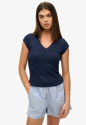 T-shirt print - richest navy