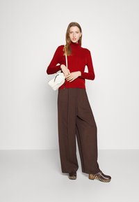 pure cashmere TURTLENECK - Camisola - brick