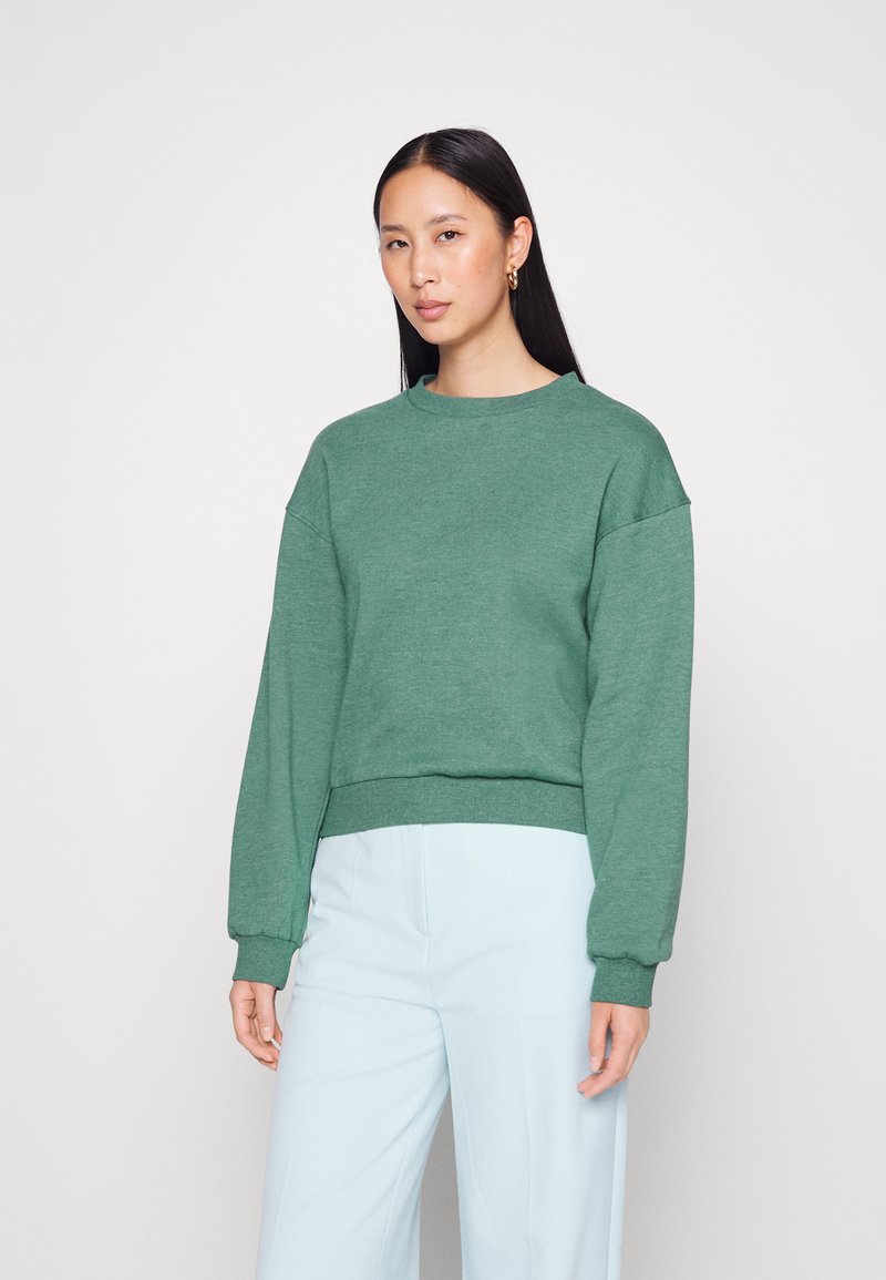 Anna Field BASIC CREW NECK - Camisola - mottled teal