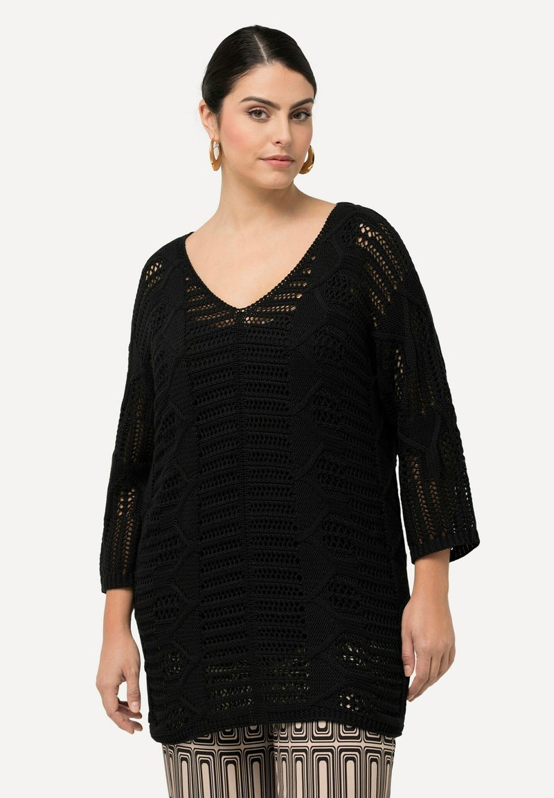 Ulla Popken Strickpullover - black