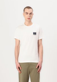 Tommy Jeans - DNA GRAPHIC TEE UNISEX - T-shirts med print - ecru Miniatyrbilde 1